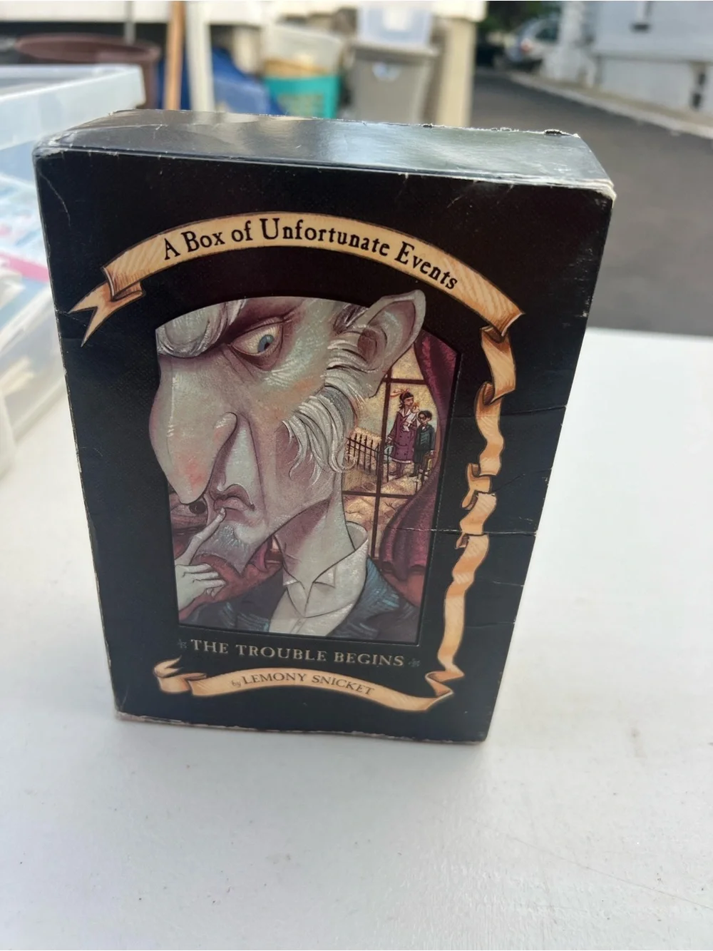 A Series of Unfortunate Events 3-Book Decorative Set - Blue, Burgundy, Green